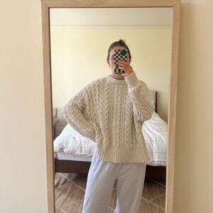 Rory Gilmore Girls Cable knit!! 💕La Hearts Cream Cable Knit Sweater